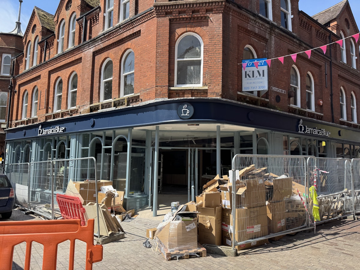 Jamaica Blue in Ipswich under construction